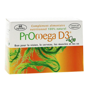 PROMEGA D3 + vitamine E et Q10